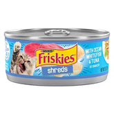 Friskies Adult Ocean Whitefish and Tuna Pate Wet Cat Food, 5.5 oz. (156G)